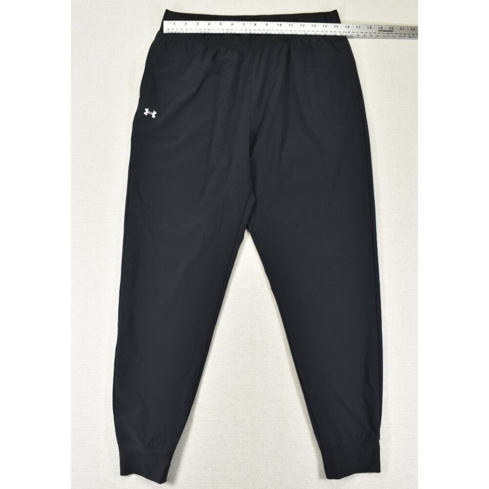 Under Armour Women's Ankle Jogger Lightweight Pull On Pants L Black Athletic - Picture 6 of 6
